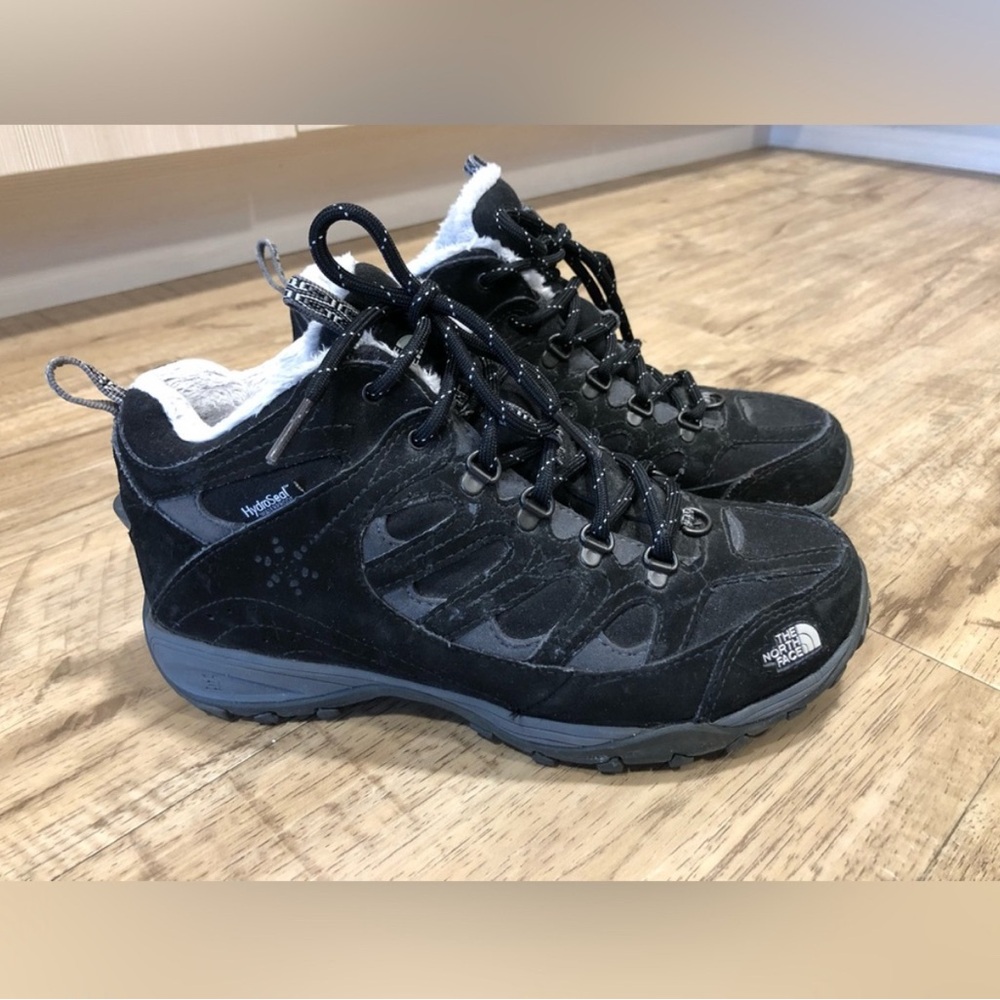 The North Face Black Winter Hiking Boots with Primaloft Hydroseal